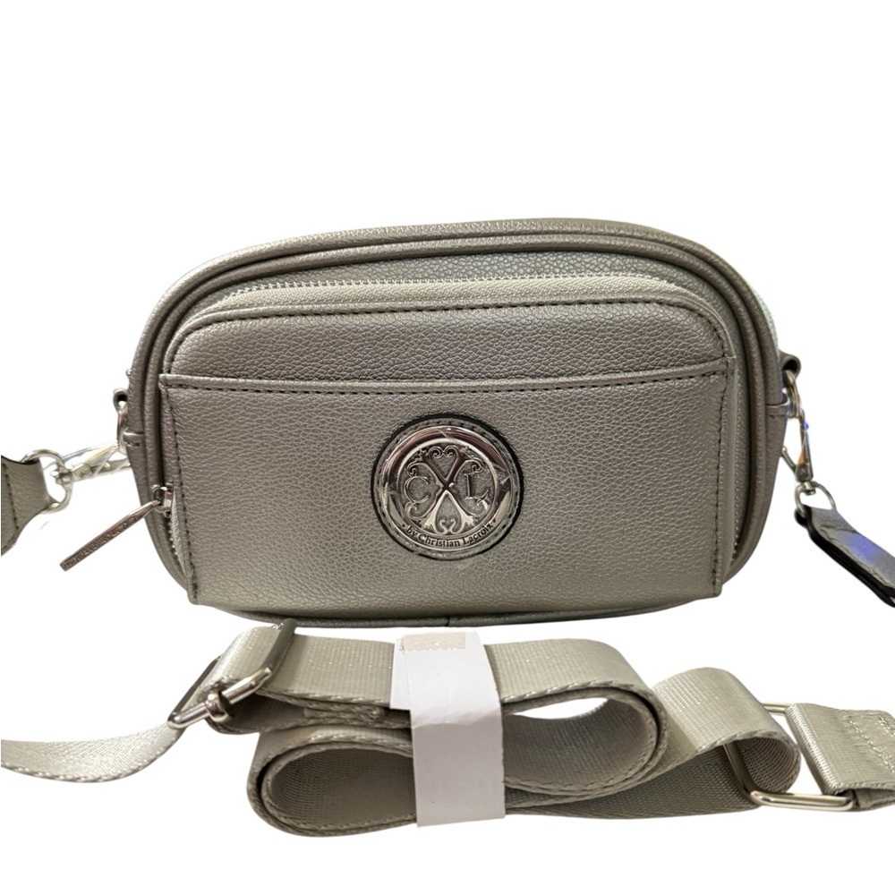 Christian Lacroix Eve Pebble Camera Bag – Pewter